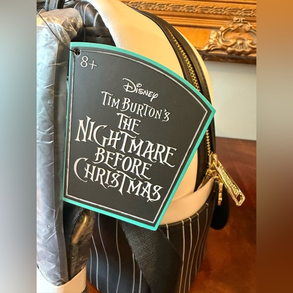 NWT LF Nightmare Before Christmas Angry Jack Skellington Cosplay Mini Backpack - Picture 8 of 8